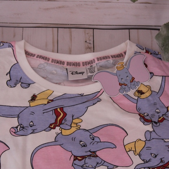 Disney Dumbo Tie Hem Crop Top - Picture 2 of 4